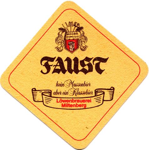 miltenberg mil-by faust lw raute 1a (180-kein massenbier-schwarzrot)